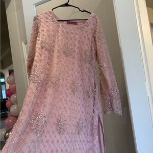 Heavily embellished Pakistani dress (shirt only) by Afsheen Mahboob .